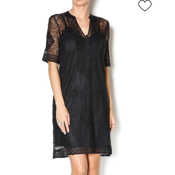 Lucky Brand Dresses & Skirts - Lucky Brand Black Lace Dress